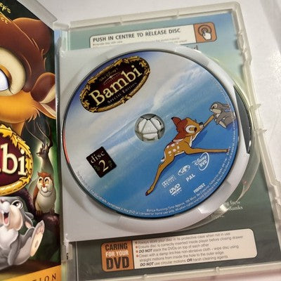 Bambi (Special Edition, DVD, 1942) Disney Region 4