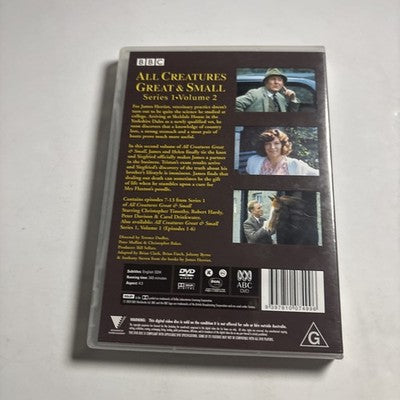 All Creatures Great and Small : Series 1 : Vol 2 (DVD, 1978) Region 4 NEW