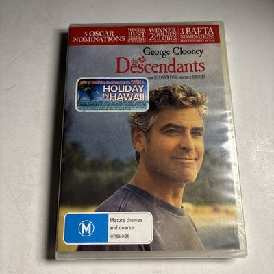 The Descendants (DVD, 2011) George Clooney Region 4 *New Sealed*