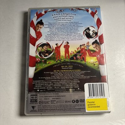 Charlie and the Chocolate Factory (DVD, 2005) Johnny Depp Region 4