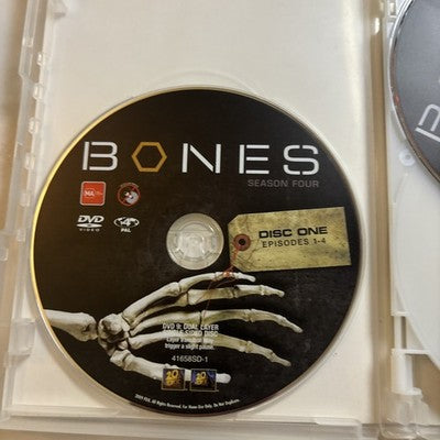 Bones : Season 4 (DVD, 2008) Brendan Fehr, Ryan O'neal, Gina Torres Region 4