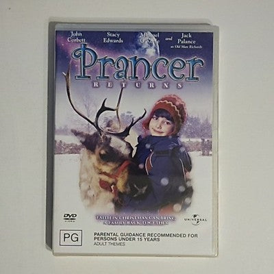 Prancer Returns (DVD, 2001) John Corbett, Jack Palance Region 4 *New Sealed*