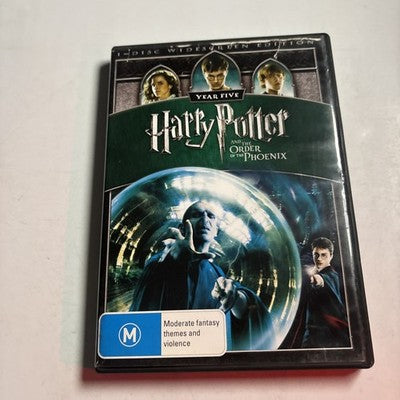 Harry Potter and the Order of the Phoenix (DVD, 2007) Region 4