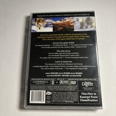 The Great Canadian Wilderness (DVD, 2005) All Regions NEW