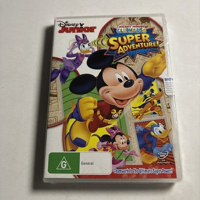 Mickey Mouse Clubhouse - Super Adventure! (DVD, 2013) Region 4 *New Sealed*