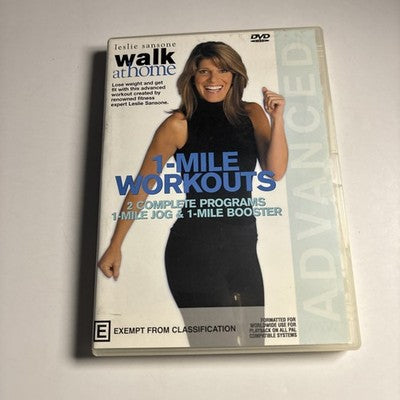 Walk At Home - 1-Mile Workouts - Leslie Sansone (DVD, 2007) All Regions