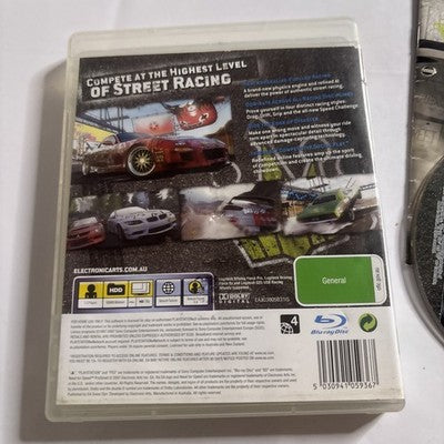 Need for Speed: ProStreet for Sony PlayStation 3 PS3 | 2007 | Manual