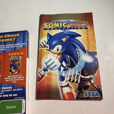 Sonic Gems Collection PS2 Sony Playstation 2 Game Complete With Manual Sega PAL