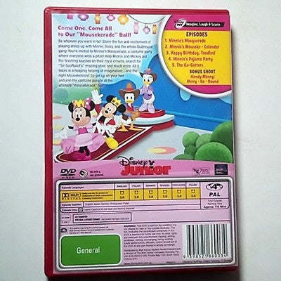 Mickey Mouse Clubhouse - Minnie's Masquerade (DVD, 2010) Region 4