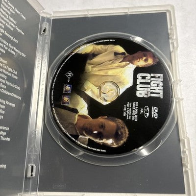 Fight Club (DVD, 1999) Brad Pitt, Edward Norton Region 4