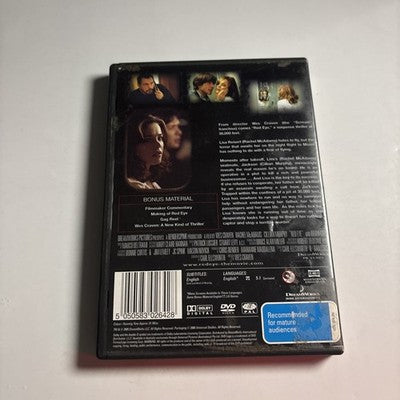 Red Eye (DVD, 2005) Cillian Murphy, Rachel McAdams Region 4,2