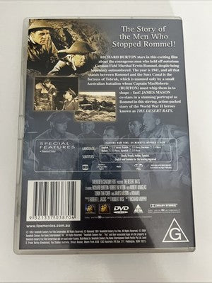The Desert Rats (DVD, 1953) James Mason, Richard Burton Region 4