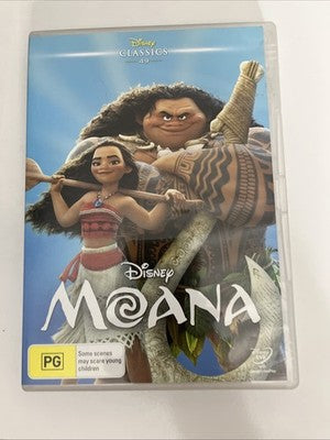 Moana (DVD, 2016) Disney Animation Film Region 4