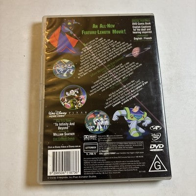 Buzz Lightyear of Star Command (DVD, 2000) Disney Region 4