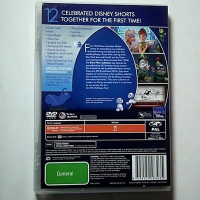 Walt Disney Animation Studios Short Films Collection (DVD, 2015) Region 4