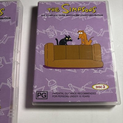The Simpsons : Season 3 (DVD, 1991) Region 4