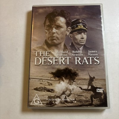 The Desert Rats (DVD, 1953) Richard Burton, James Mason Region 4 NEW