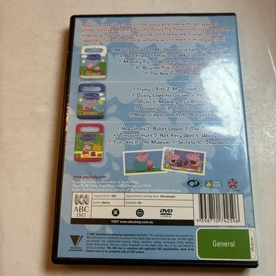Peppa Pig: Muddy Puddles, Flying A Kite, New Shoes (DVD, 3-Disc) Region 4