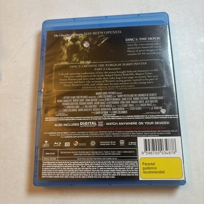 Harry Potter and the Chamber of Secrets Year 2 (Bluray, 2016) Region B