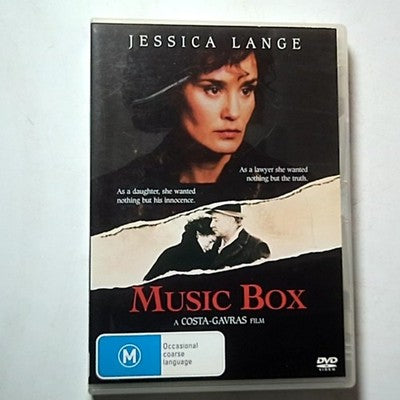 Music Box (DVD, 1990) Jessica Lange, Donald Moffat, Cheryl Lynn Bruce Region 4