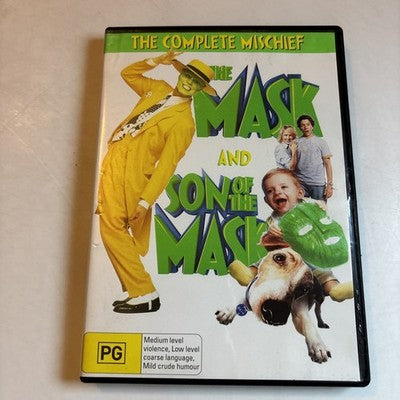 The Mask / Son of the Mask (DVD, 1994) Jim Carrey Region 4