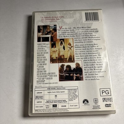 The First Wives Club (DVD, 1996) Goldie Hawn, Diane Keaton Region 4