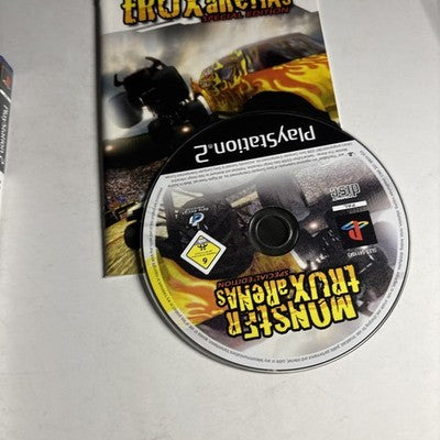 Monster Trux Arenas Special Edition Sony Playstation 2 PS2 PAL Manual