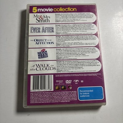 Mr & Mrs Smith / Ever After / Object Of My Affection / Never Been Kissed DVD