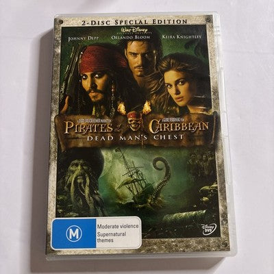 Pirates of the Caribbean - Dead Man's Chest (DVD, 2006) Region 4