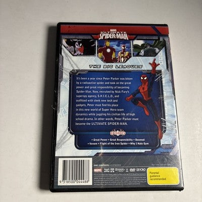 Ultimate Spider-Man - The Big Leagues (DVD, 2012) Region 4