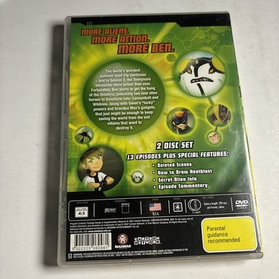 Ben 10 : Season 2 (DVD, 2006) Region 4