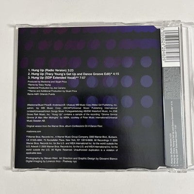 Madonna – Hung Up (CD, 2005) Australia 9362428482