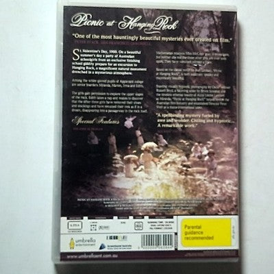 Picnic at Hanging Rock (DVD, 1975) Helen Morse, Kirsty Child All Regions