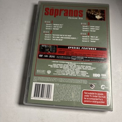 The Sopranos : Season 6 (DVD, 2004) Region 4