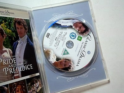 Jane Austen's Pride and Prejudice (DVD, 1995) Region 4,2