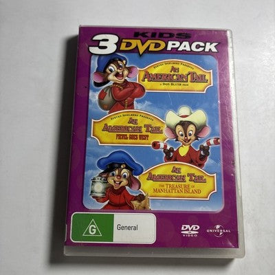 An American Tail / Fievel Goes West / The Treasure of Manhattan Island DVD