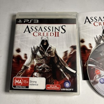 Assassin's Creed II (Sony PlayStation 3, 2009) PS3 Manual