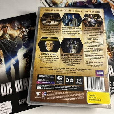 Doctor Who : Series 7 : Part 1 & 2 (DVD, 2011, 5-Disc) Region 4