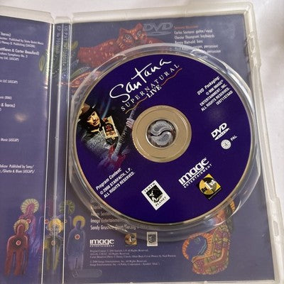 Santana - Supernatural Live (DVD, 2000) Region 4,2