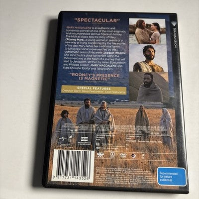 Mary Magdalene (DVD, 2018) Rooney Mara, Joaquin Phoenix Region 4