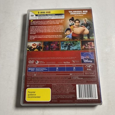 Wreck-It Ralph (DVD, 2012) Disney Region 4
