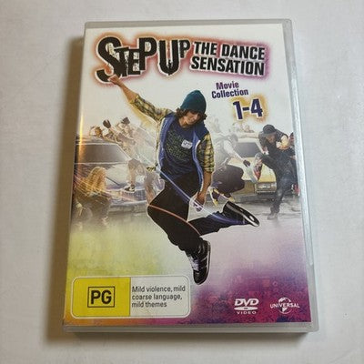 Step UP 1 2 3 4 Movie Collection (DVD, 2012, 4-Disc) Region 4