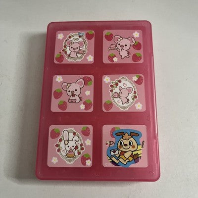 Piggy Girl Pink Nintendo 3DS 12x Cartridge Holder Game Case