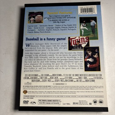 Little Big League (DVD, 1994) Luke Edwards, Jason Robards Region 1