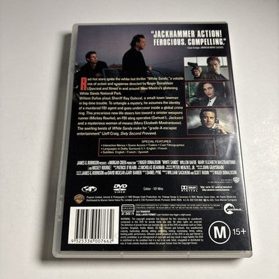 White Sands (DVD, 1992) Mickey Rourke, Willem Dafoe Region 4