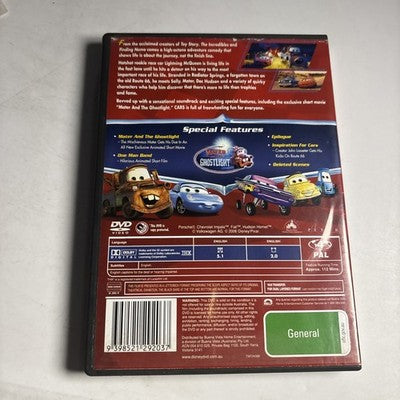 Cars (DVD, 2006) Disney Region 4