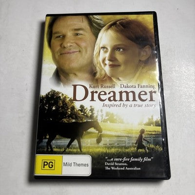 Dreamer (DVD, 2005) Dakota Fanning, Kurt Russell Region 4 NEW