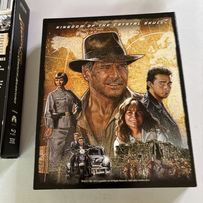 Indiana Jones - The Complete Adventures (Blu-ray, 2012) Harrison Ford Region B