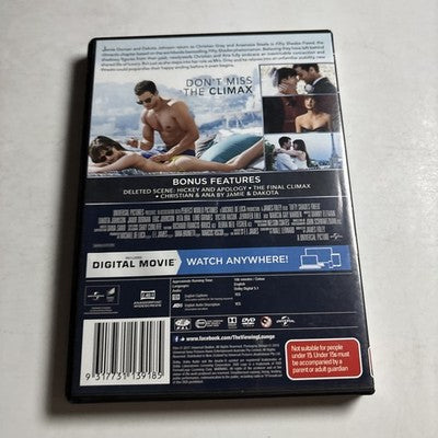 Fifty Shades Freed (Unveiled Edition, DVD, 2018) Dakota Johnson Region 4,2