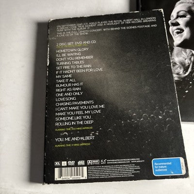 Adele - Live at the Royal Albert Hall (DVD + CD, 2011) All Regions
